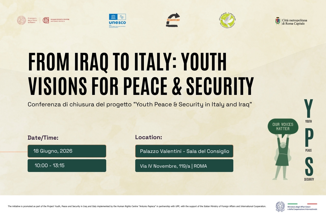 18.06.2026 | From Iraq to Italy: Youth visions for Peace and Security